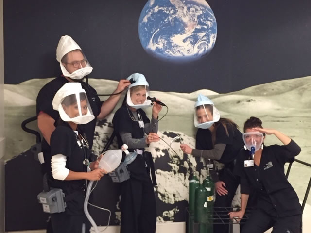 "Respiratory Therapy is Out of This World" by Julie Fuller