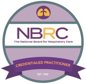 The national Board for Respiratory Care. A Credentialed Practitioner. 